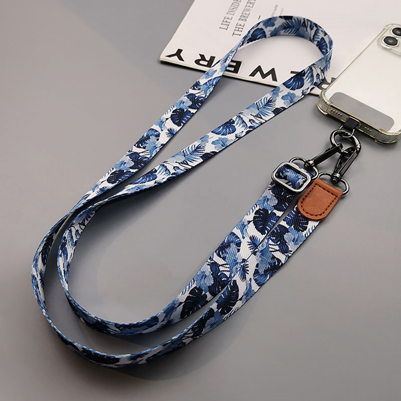 Neck Hanging Phone Holder - Ремешок через плечо с тропическим узором
