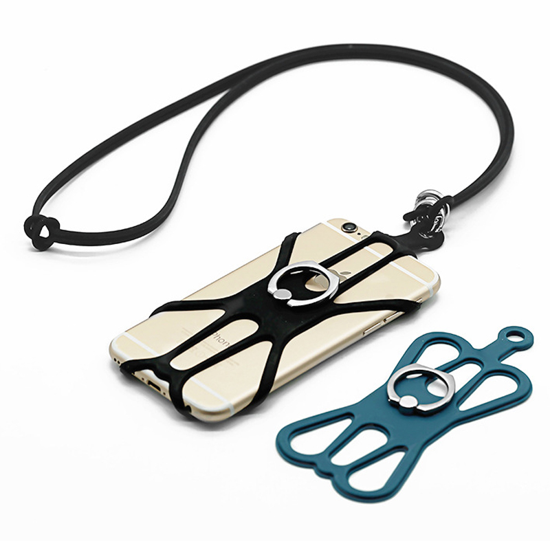 Neck Hanging Phone Holder - Силиконовый шейный ремешок с защитой от