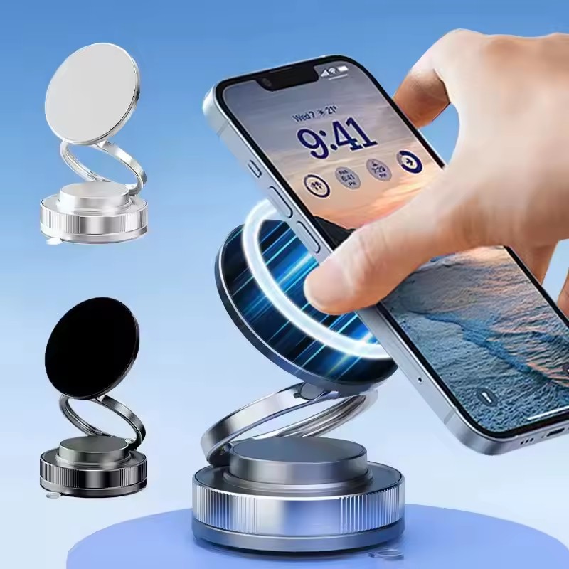 Phone Accessories For Car - 2026 Вакуумный двусторонний магнитный держатель с