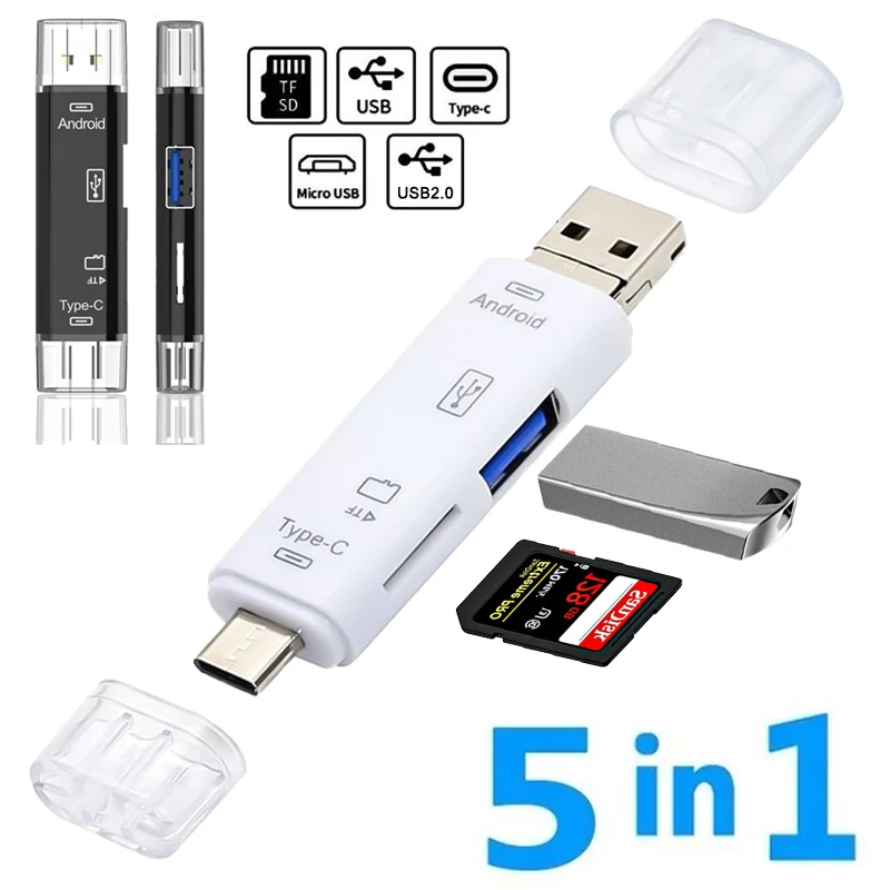 Micro Sd Card - Многофункциональный USB 2,0 5 в 1,