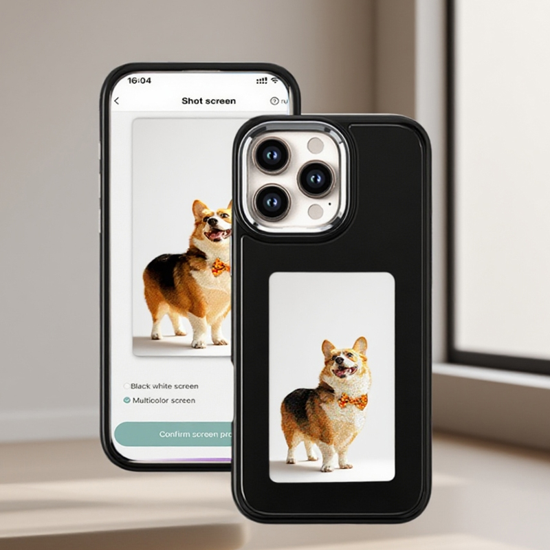 Phone Accessories Usa - Чехол для телефона с экраном E-Ink,