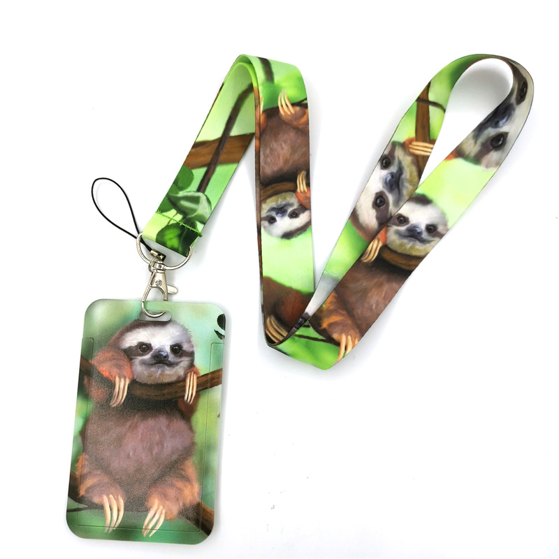 Neck Hanging Phone Holder - Реальный животный ленивец, аниме, ремешок для