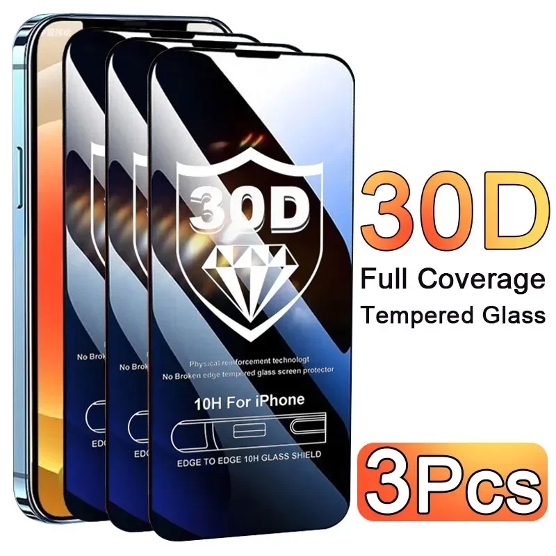 Phone Accessories Usa - 3 шт. защитных стекол для телефона