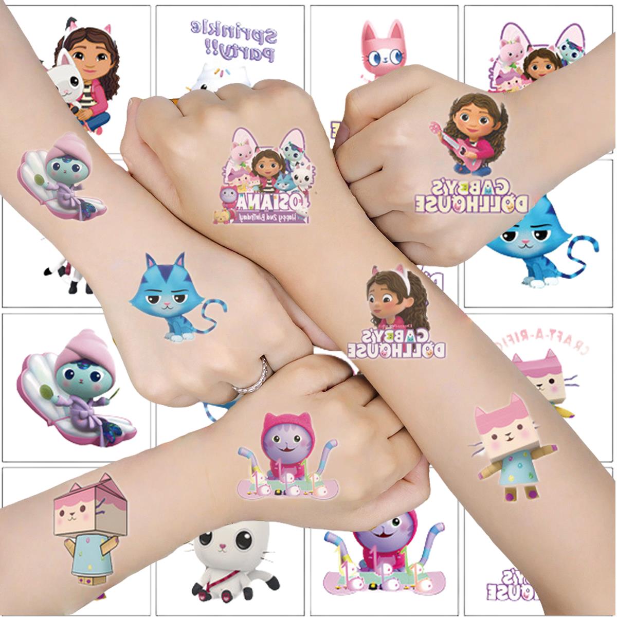 Phone Accessories For 11 Year Old Girl - Набор из 20 милых водонепроницаемых тату-наклеек