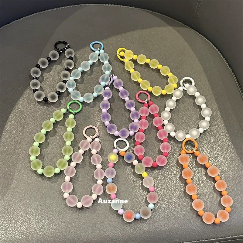 Phone Accessories For Teen Girls - Милый браслет-цепочка для телефона с матовыми