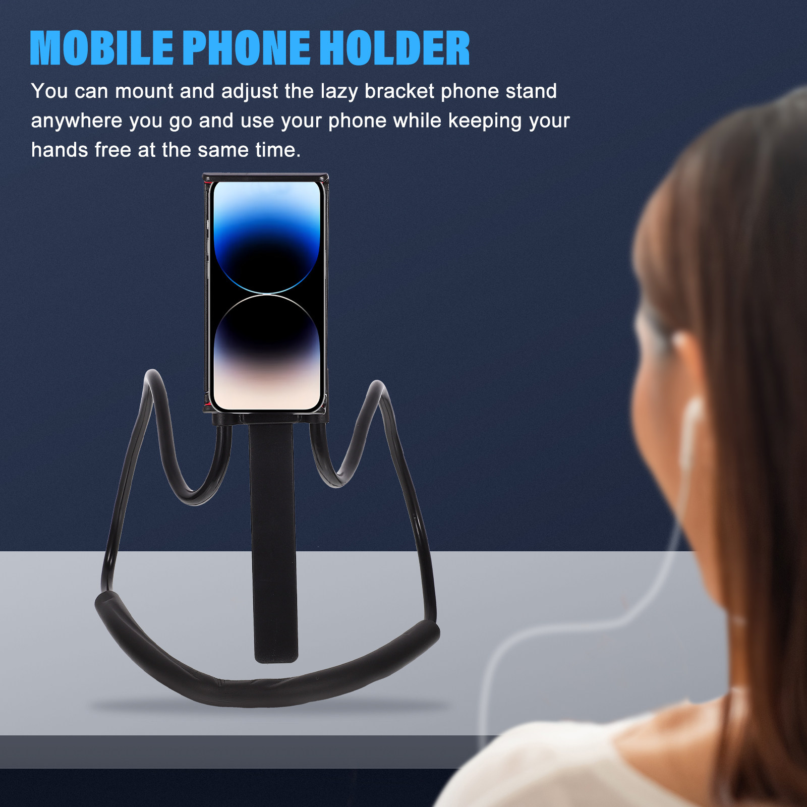 1 шт. Подвесной держатель для  – обзор и цена Neck Hanging Phone Holder