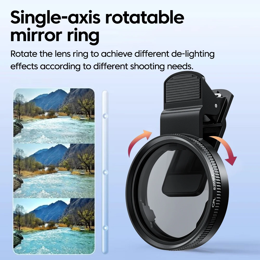 Новый 52 мм CPL фильтр для объ – обзор и цена Phone Accessories Usa